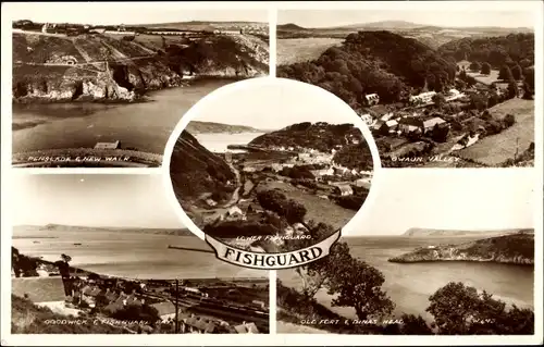 Ak Fishguard Wales, Lower Fishguard, Old Fort, Owaun Valley, Goodwick, Dinas Head, New Walk