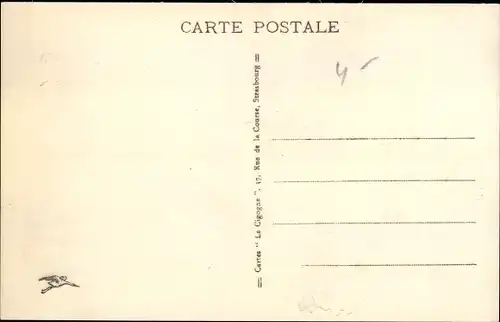 Künstler Ak Hansi, Mädchen in Elsässer Volkstracht