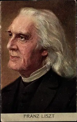 Ak Franz Liszt, Liszt Ferencz, Österreichisch-ungarischer Komponist, Portrait