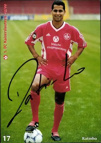 Ak Fußballer Ratinho, Portrait, Autogramm, 1. FC Köln