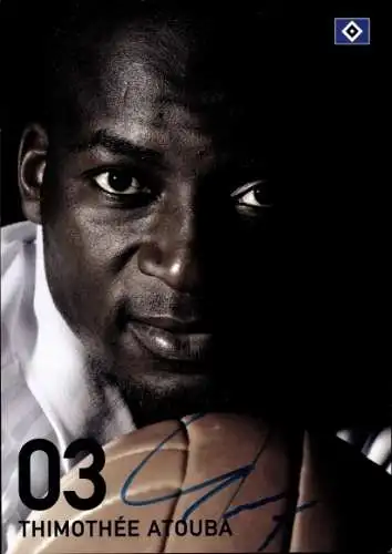 Ak Fußballer Thimothee Atouba, Portrait, Autogramm, HSV