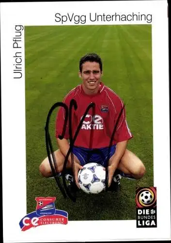 Ak Fußballer Reinhard Stumpf, Portrait, Autogramm, SpVgg Unterhaching