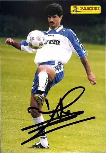 Ak Fußballer Gerry Weber, Portrait, Autogramm, Panini, DSC Arminia Bielefeld