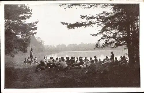 Ak Prebelow Rheinsberg in der Mark, Ostprignitzer Jugendhof am Prebelow See