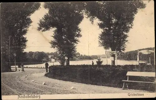 Ak Klein Glienicke Neubabelsberg Potsdam, Griebnitzsee