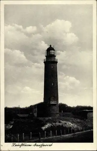 Ak Ostseebad Prerow auf dem Darß, Leuchtturm Darßer Ort