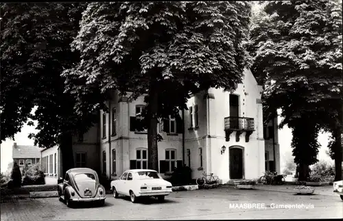 Ak Maasbree Limburg Niederlande, Gemeentehuis