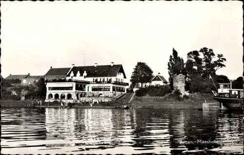 Ak Arcen Limburg Niederlande, Maashotel