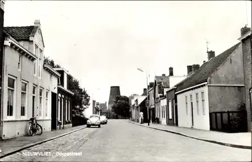 Ak Nieuwvliet Zeeland Niederlande, Dorpsstraat