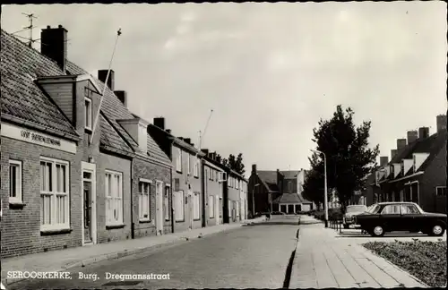 Ak Serooskerke Walcheren Zeeland Niederlande, Burg. Dregmansstraat