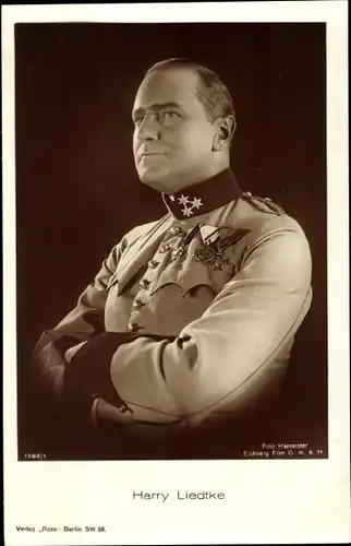 Ak Schauspieler Harry Liedtke, Portrait, Filmkostüm, Uniform