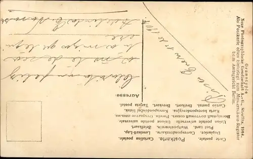 Ak Portrait einer Frau im Kleid