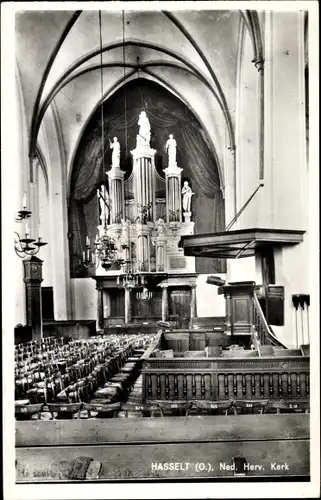 Ak Hasselt Overijssel, Ned. Herv. Kerk