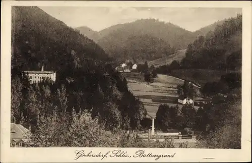 Ak Sokołowsko Görbersdorf Schlesien, Büttnergrund