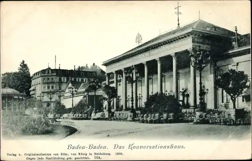 Ak Baden Baden am Schwarzwald, Konversationshaus