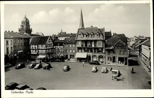 Ak Euskirchen Nordrhein Westfalen, Markt