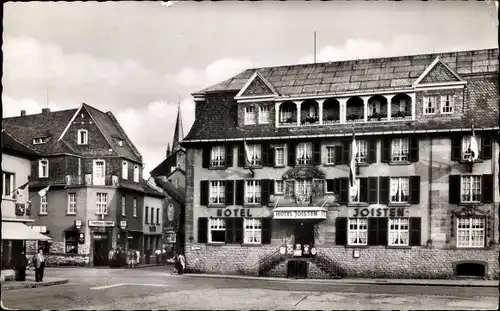 Ak Euskirchen Nordrhein Westfalen, Marktplatz, Hotel Joisten