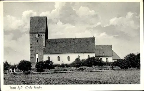 Ak Keitum auf Sylt, Kirche