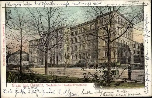Ak Chemnitz in Sachsen, Technische Staatslehranstalten