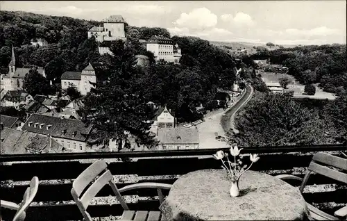 Ak Blankenheim an der Ahr Eifel, Blick auf den Ort von Balkon aus