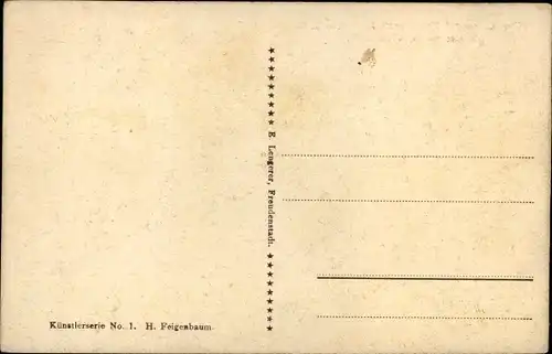 Künstler Ak Freudenstadt im Schwarzwald, Winter im Schwarzwald