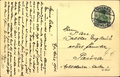 Ak Meerane in Sachsen, Markt, Rathaus