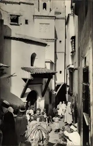 Ak Algier Alger Algerien, Casbah, Rue Sidi Abdalah