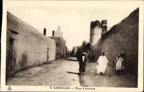 Ak Kairouan Tunesien, Murs d'enceinte