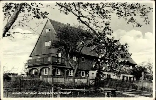 Ak Seeligstadt Großhartau Landkreis Bautzen, Schülerinnenheim