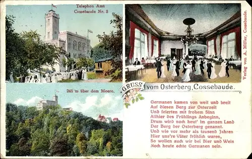 Ak Dresden Cossebaude, Osterberg