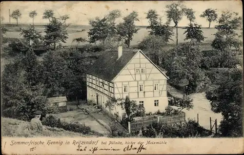 Ak Dresden Schönfeld Weißig Reitzendorf, Hennig, Meixmühle im Friedrichsgrund