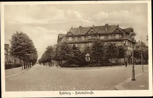 Ak Radeberg in Sachsen, Bahnhofstraße