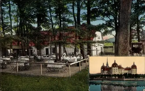 Ak Moritzburg in Sachsen, Waldschänke