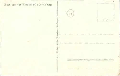 Ak Moritzburg in Sachsen, Waldschänke