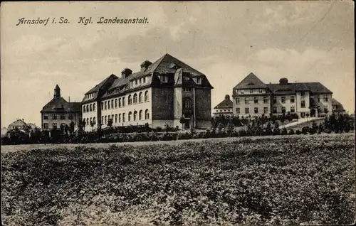 Ak Arnsdorf in Sachsen, Kgl. Landesanstalt