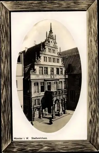 Passepartout Ak Münster in Westfalen, Stadtweinhaus