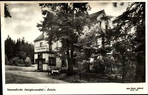 Ak Steinigtwolmsdorf in der Lausitz, Gaststätte Waldhaus