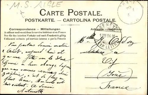 Ak Genève Genf Schweiz, Le Jet d'eau