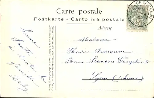 Ak Genève Genf Stadt, Vue prise du bois de la batie