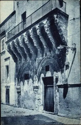 Ak Brindisi Puglia, Loggia Balsamo