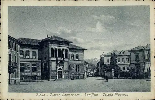 Ak Biella Piemonte, Piazza Lamarmora, Lanificio, Scuola Piacenza