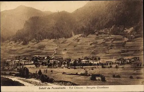 Ak Fenestrelle Piemonte, Val Chisone, Borgata Chambons