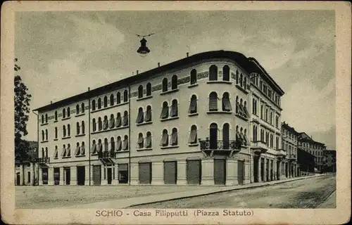 Ak Schio Veneto, Casa Filipputti (Piazza Statuto)