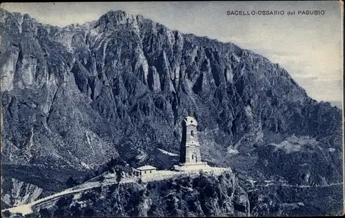 Ak Pasubio Vicenza Veneto Venetien, Sacello-Ossario