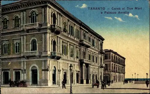Ak Tarent Taranto Puglia, Corso ai Due Mari e Palazzo Amelio
