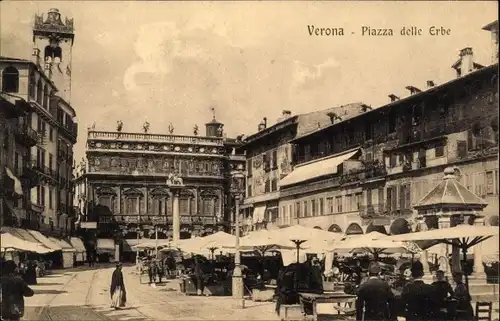Ak Verona Veneto, Piazza delle Erbe