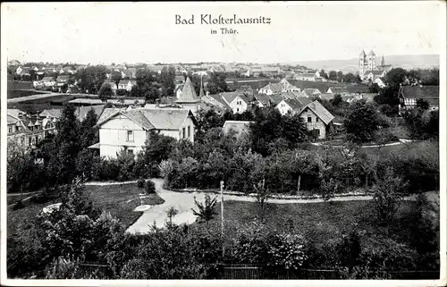 Ak Bad Klosterlausnitz in Thüringen, Panorama vom Ort