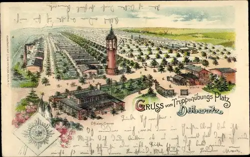 Litho Dallgow Döberitz im Havelland, Truppenübungsplatz
