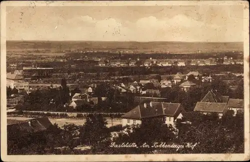 Ak Coswig in Sachsen, Panorama mit Gaststätte Am Talkenberger Hof