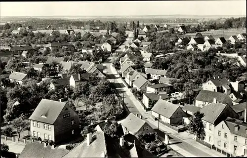 Ak Lauchhammer in der Niederlausitz, Kleinleipischer Straße, Vogelschau